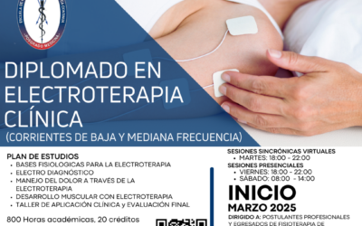 DIPLOMADO EN ELECTROTERAPIA CLÍNICA (CORRIENTES DE BAJA Y MEDIANA FRECUENCIA) 2ª versión