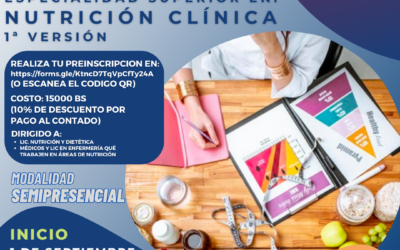 Especialidad superior en NUTRICIÓN CLÍNICA 1ª VERSIÓN