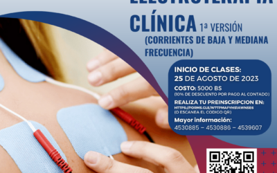 DIPLOMADO EN ELECTROTERAPIA CLÍNICA (CORRIENTES DE BAJA Y MEDIANA FRECUENCIA) 1ª VERSIÓN