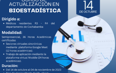 CURSO DE ACTUALIZACIÓN EN BIOESTADÍSTICA 1ª VERSIÓN