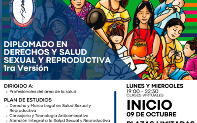DIPLOMADO EN DERECHOS Y SALUD SEXUAL Y REPRODUCTIVA 1ra Versión