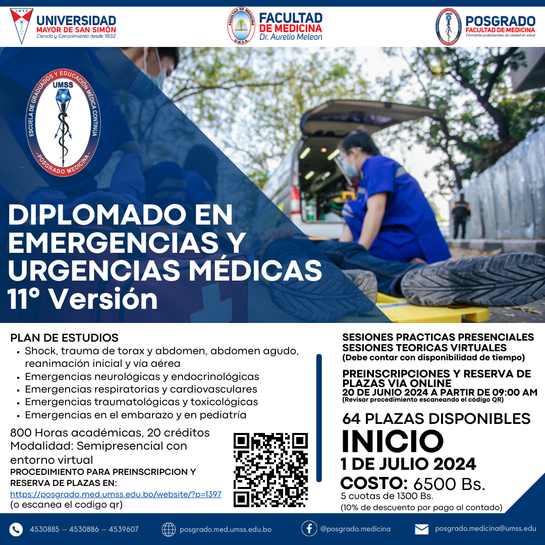 DIPLOMADO EN URGENCIAS Y EMERGENCIAS MEDICAS 11 VERSION 2