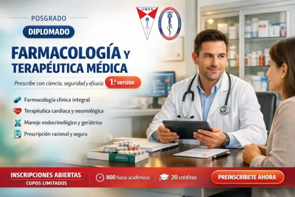 DIPLOMADO EN FARMACOLOGÍA Y TERAPÉUTICA MÉDICA 1.ª VERSIÓN