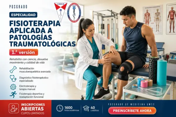 ESPECIALIDAD EN FISIOTERAPIA APLICADA A PATOLOGÍAS TRAUMATOLÓGICAS 1.ª VERSIÓN